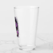 Verre Illustration Magique de Minuit d'une Jeune Sorcièr (Gauche)