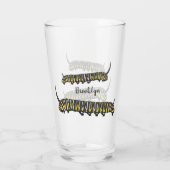 Verre Illustration Monarch caterpillar (Dos)