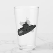 Verre Illustration sous-marine (Devant)