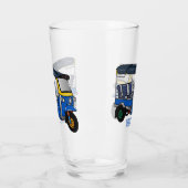 Verre Illustration Tuk tuk (Gauche)