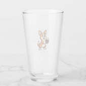 Verre Illustration vectorielle d'un dessin animé de corg (Dos)
