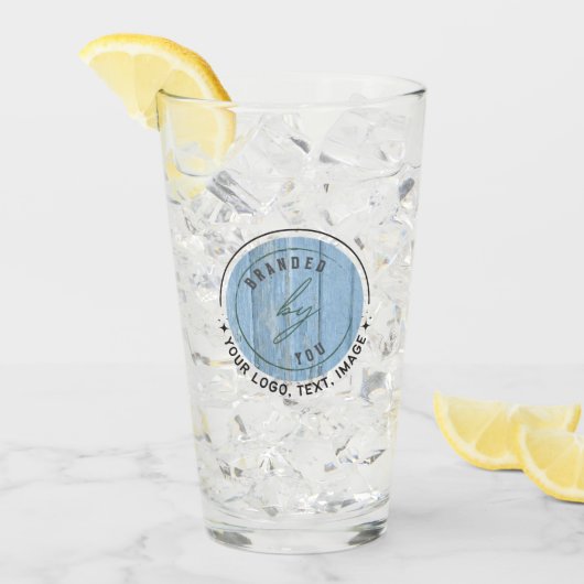 Verre Image Personnaliser | Bac à pintes de 473 ml (Devant glace)