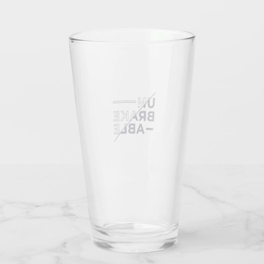 VERRE IMPOSSIBLE DE DÉJEUNER (Dos)