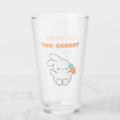 Verre Impossible d'être sérieux Carrot Edition - Bunny P (Dos)