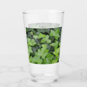 Verre Impression botanique verte Ivy (Dos)