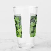 Verre Impression botanique verte Ivy (Droite)
