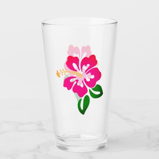 Verre Impression hawaïenne (Dos)