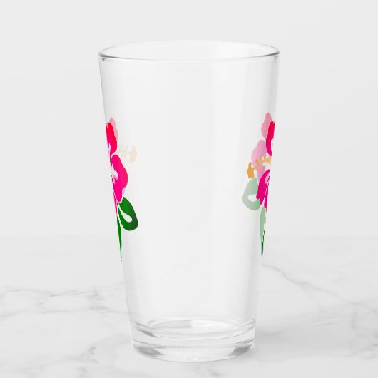 Verre Impression hawaïenne (Droite)