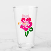 Verre Impression hawaïenne (Devant)