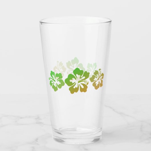 Verre Impression hawaïenne (Dos)