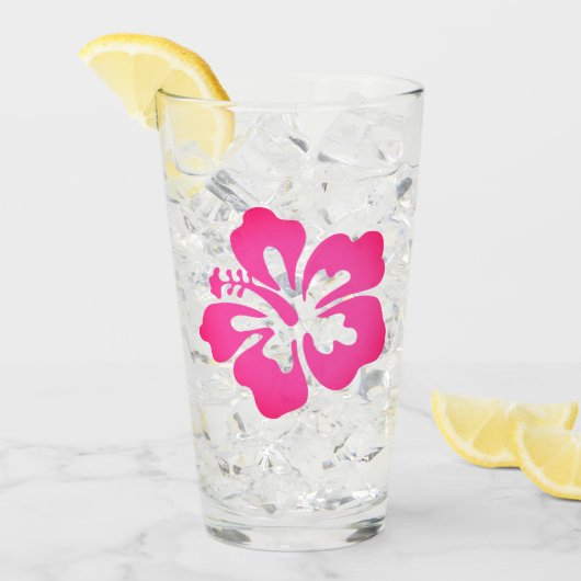 Verre Impression hawaïenne (Devant glace)