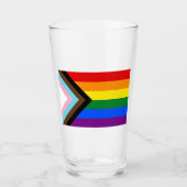 Verre Indicateur de fierté de progression LGBTQ+ (Devant)