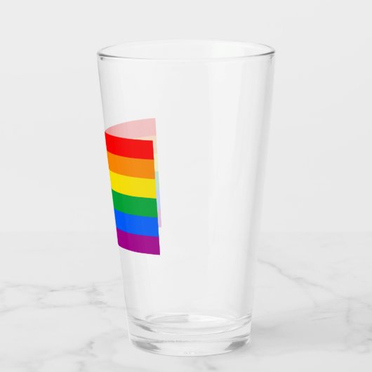 Verre Indicateur Gay pride traditionnel (Gauche)