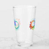 Verre Infinity avec Rainbow Jellyfish (Droite)