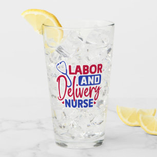 Verre Infirmière de la main-d'oeuvre et de la prestation