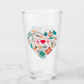 Verre Infirmière Infirmière Outil Coeur (Devant)