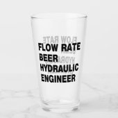 Verre Ingénieur hydraulique bière (Devant)