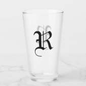 Verre Initiale personnalisée (Devant)