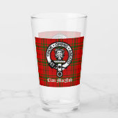 Verre Insigne de Clan MacNab et Tartan (Dos)