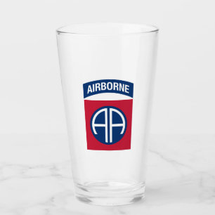 Verre Insigne de la 82e division aéroportée Vétéran mili