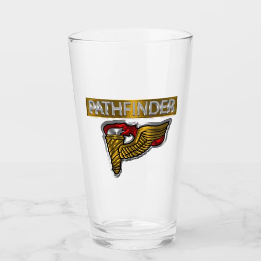 Verre Insigne de Pathfinder - Conception personnalisée « (Devant)