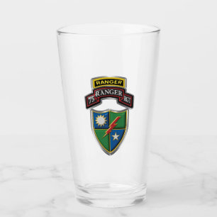 Verre Insigne et parchemin du 75e régiment de rangers