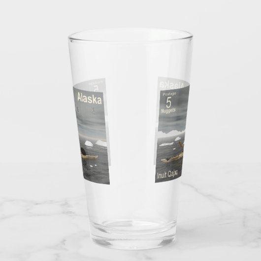 Verre Inuit Kayak - Postage en Alaska (Droite)