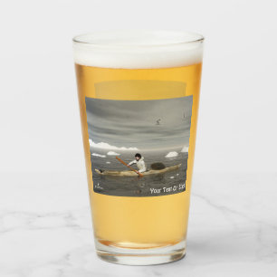 Verre Inuit Kayak - Sepia