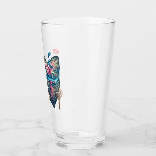 Verre Invitation tropicale (Gauche)