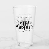 Verre IPA Whisperer (personnalisé) (Devant)