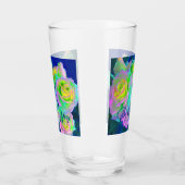 Verre Iridescente esthétique Roses précoces Soyez heureu (Gauche)
