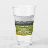 Verre Irish Blessing Green Valley Photo (Devant)