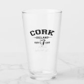 Verre Irish County Cork Irlande Texte personnalisé (Devant)