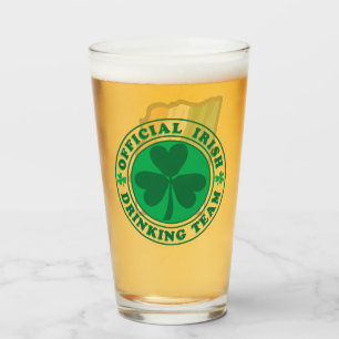 Verre Irish Drick Team - Fier d'être irlandais