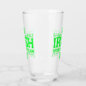 Verre Irish Drick Team, Lucky, Shamrock, Green Beer, (Gauche)