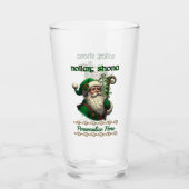 Verre Irish Père Noël & Celtic Knot Christmas Personnali (Devant)