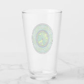 Verre Irish shamrock (Dos)