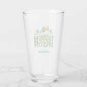 Verre Irlandais Colours Clovers Nom St Patrick's Day Biè (Dos)