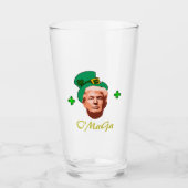 Verre Irlandais Donald 'O' MaGa' Trump Saint Patrick's D (Devant)