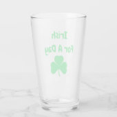 Verre Irlandais pour un jour (Dos)