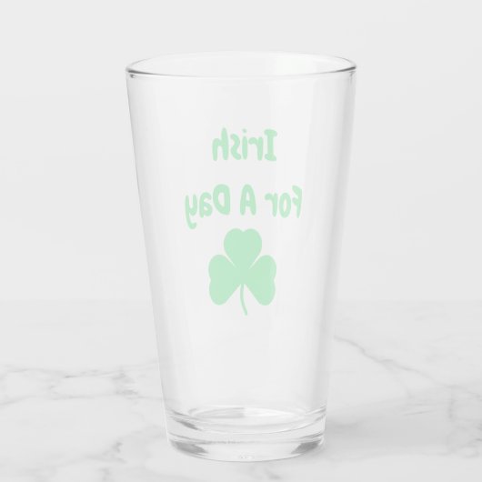 Verre Irlandais Pour Une Journée (Dos)