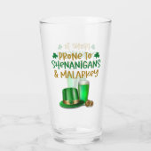 Verre Irlandais Prone to Shenanigans (Dos)