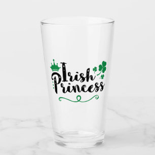 Verre Irlandaise Princesse femmes St Patrick's Day Scrip