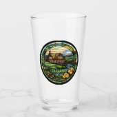 Verre Irlande Verte Beau Souvenir (Devant)