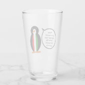 Verre Italian Talking Ms Penguin Personalized  (Dos)