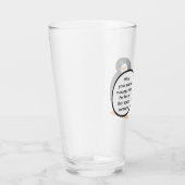 Verre Italian Talking Ms Penguin Personalized  (Droite)