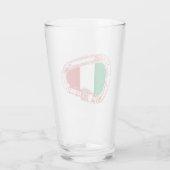 Verre Italie Drapeau Escalade carabiner (Dos)
