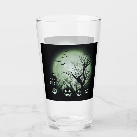 Verre Jack O'Lanterns La Nuit (Dos)