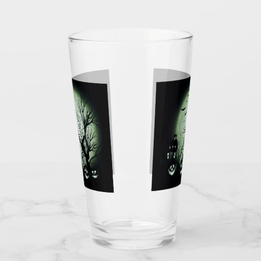 Verre Jack O'Lanterns La Nuit (Gauche)