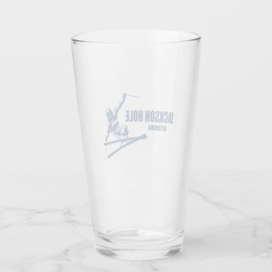 Verre Jackson Hole Wyoming Skier (Dos)